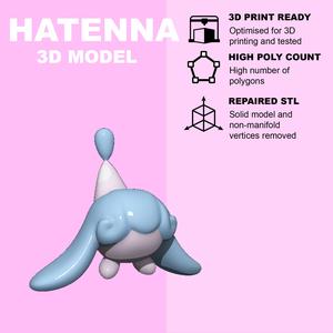 Hatenna (high poly) - Pokemon