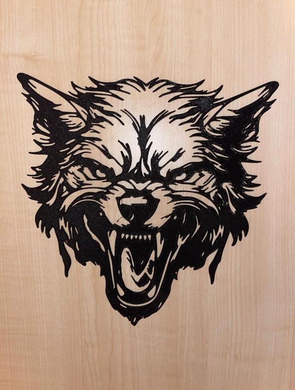 Wolf Wand Decoration