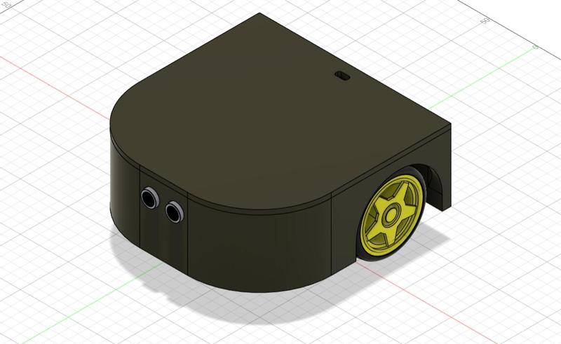FULLY 3D printed autonomous robot