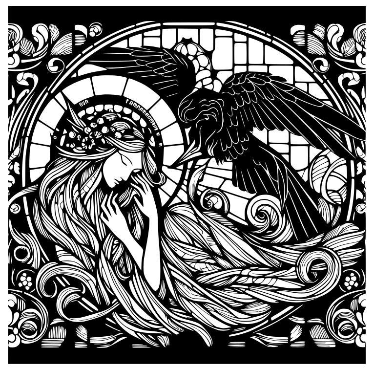 Wall art: Fairy (two colours)