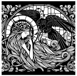 Wall art: Fairy (two colours)