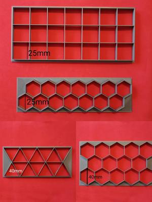 Geometric shapes for decorating (triangle, square, hexagon)