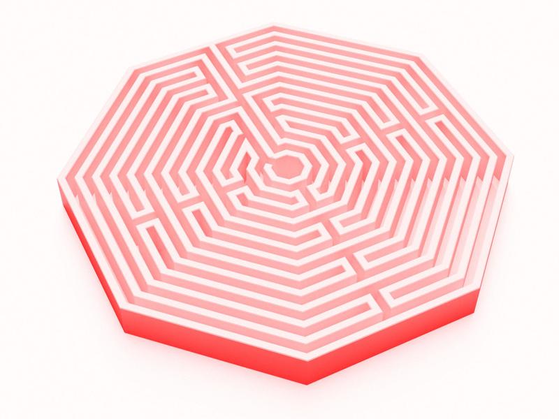 Labyrinth (vase mode)