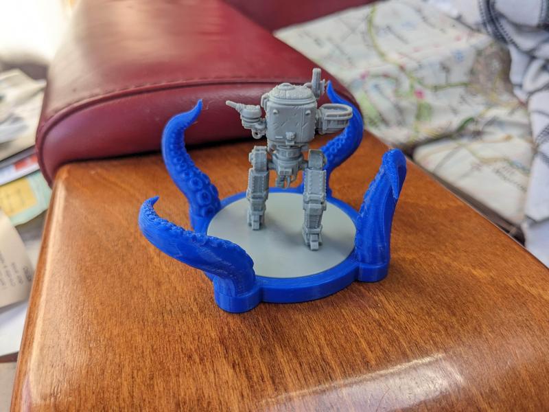 Expeditions Corrupted Mech Base scaled for plastic minis