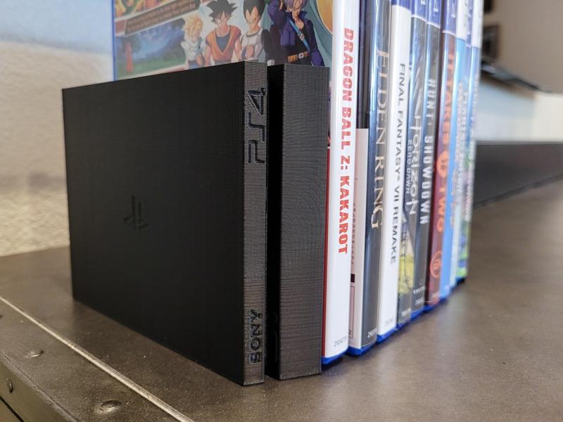 PS4 Video Game Case Bookend Organizers