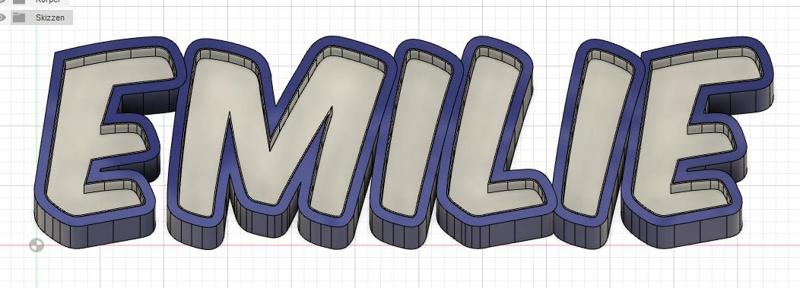 LED Lampe EMILIE 15cm Gehäuse