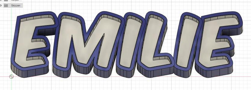 LED Lampe EMILIE 15cm Gehäuse