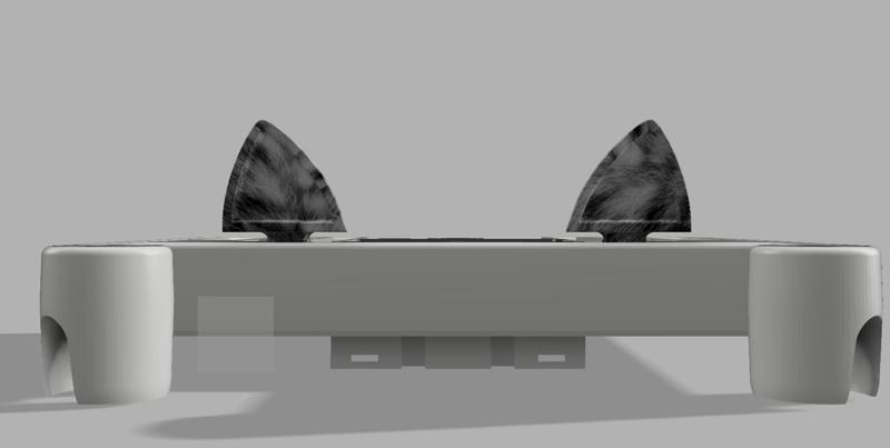 Kitty ears for XRP Robot kit