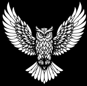 Stencil: Owl