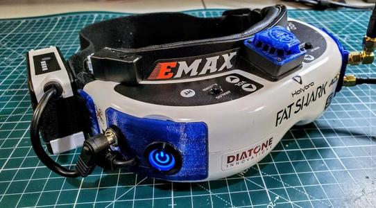 Fatshark HDO 16mm Power Button Mod (Doesn't Void Warranty) 