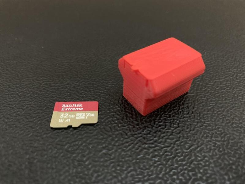 Minimalist 10 Micro SD Travel Case with Slide and Lock