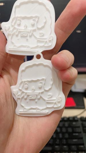 卡通羊鑰匙圈/Cartoon Sheep Keychain