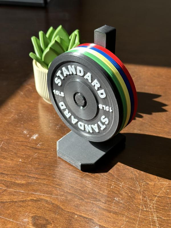 Weightlifting Bumper Playes Coaster + Rack Set