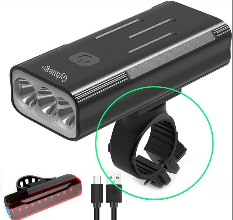 Gyhuego LED Light mount for a Mountain Bike