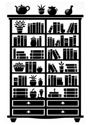 Little bookcase for my bookcase (three colours)