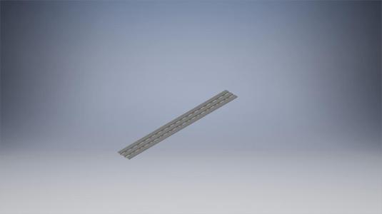 Dotted line ruler