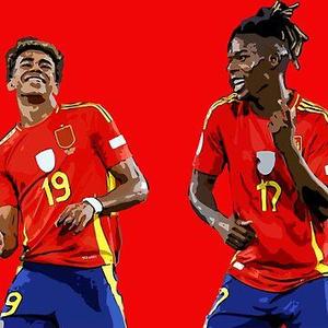 lamine Yamal and Nico williams