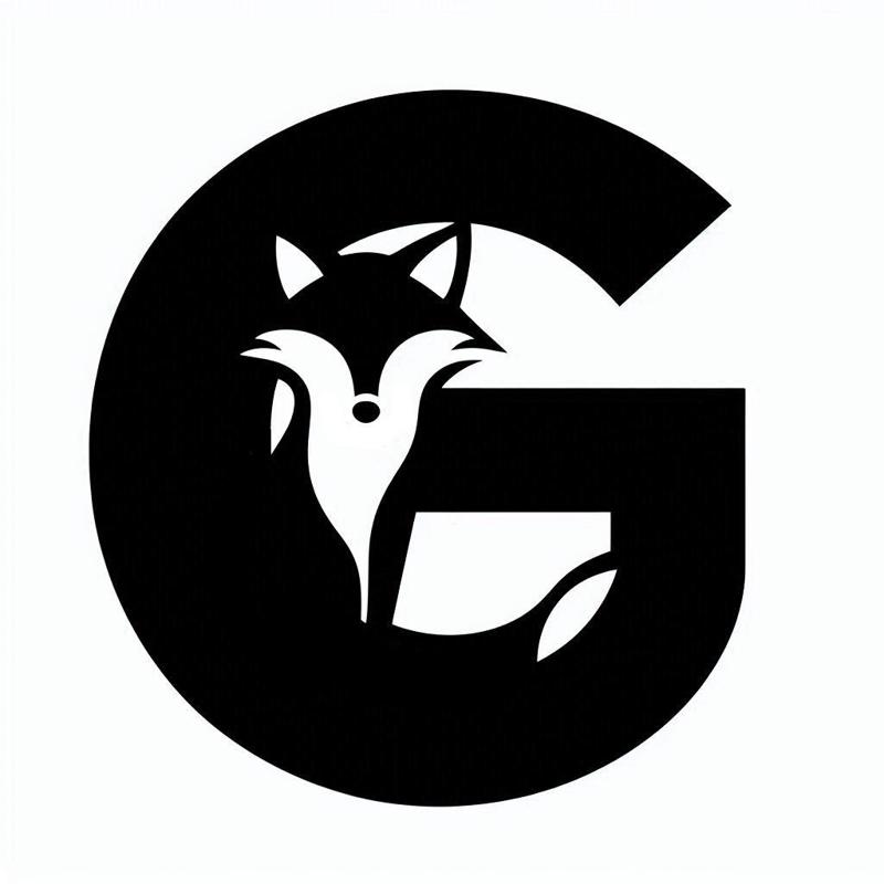 Fox alphabet: Letter G (version 2)