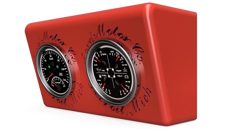 Ford Hot Rod Classic Car Gauge Pod