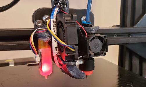 Ender 3 V2 Revo Micro BLTouch Fan shroud