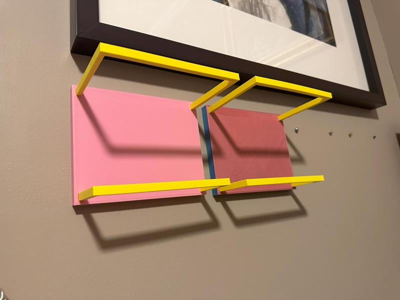 Keychain Display Stand with Optional Invisible Wall Mount