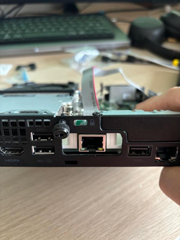 HP Mini Flex IO V2 mount plate for M.2 a/e RTL8125B 2.5Gbit Network Adapter