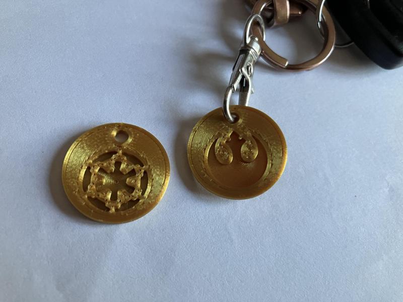 Star Wars shopping cart token