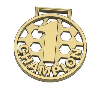 Medal Honeycomb Champion