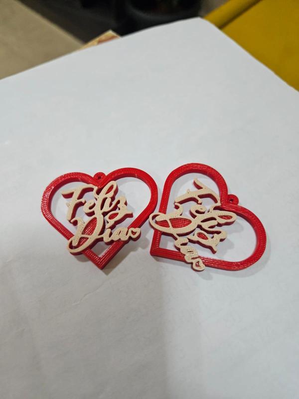 Llaverito feliz dia con Corazón