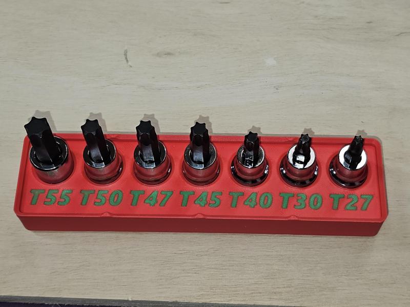 ICON 3/8" 7 Piece Torx Bit Set - Gridfinity