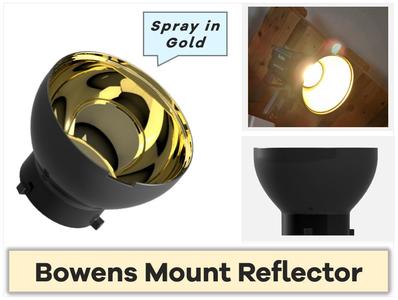 Bowens Mount Reflector - Universal Bowens-Style Adapter for Lamps