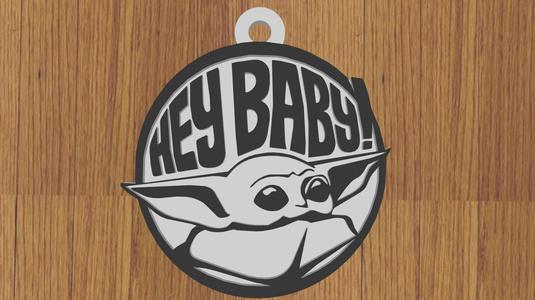 KEYCHAIN THE MANDALORIAN, BABY YODA