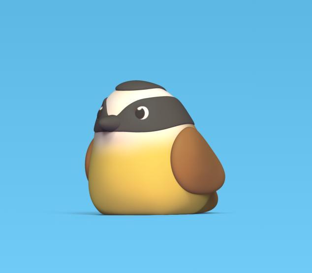 Round Animals Kit - Bird and Monkey