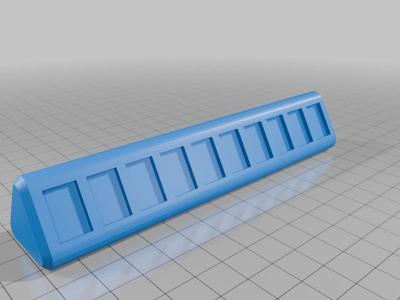 Number Plate for Car Parking (10 slots, double sided)