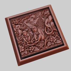 Monkey Animal 3D Model for CNC Router Laser & 3D Printer