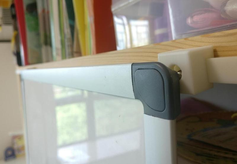 Sliding Whiteboard Mount for IKEA Ivar Shelf