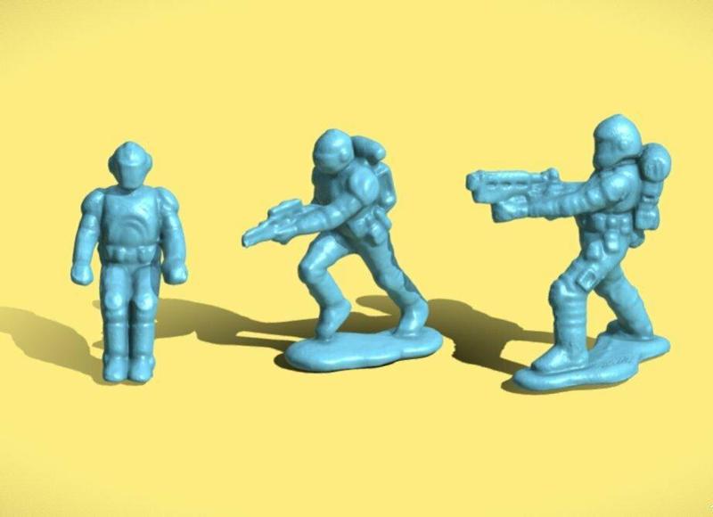 80s GULLIVER SPACE RAIDERS - 3D SCAN