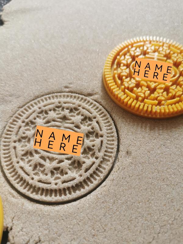 Cookie cutter of famous bisquits