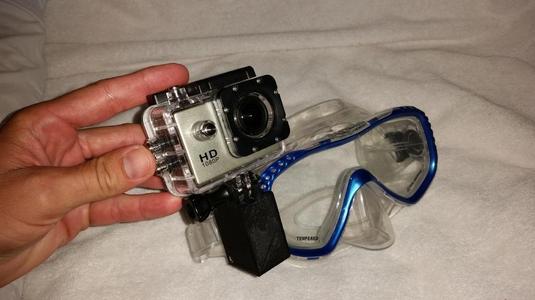 GoPro SJCam snorkel mask adapter