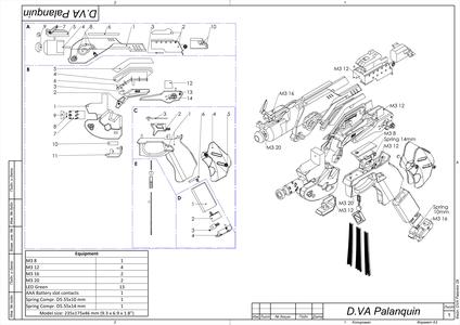 DVa Blaster Palaquin Skin - Overwatch - STL and CAD Commercial