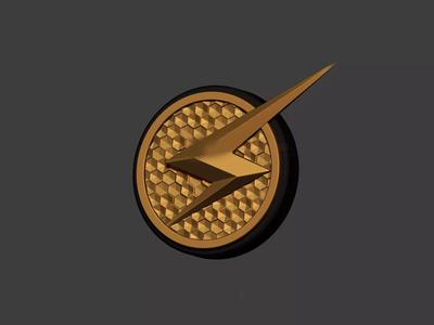 Flash Ear Bolt Symbol - The Flash Cosplay Helmet - Superhero