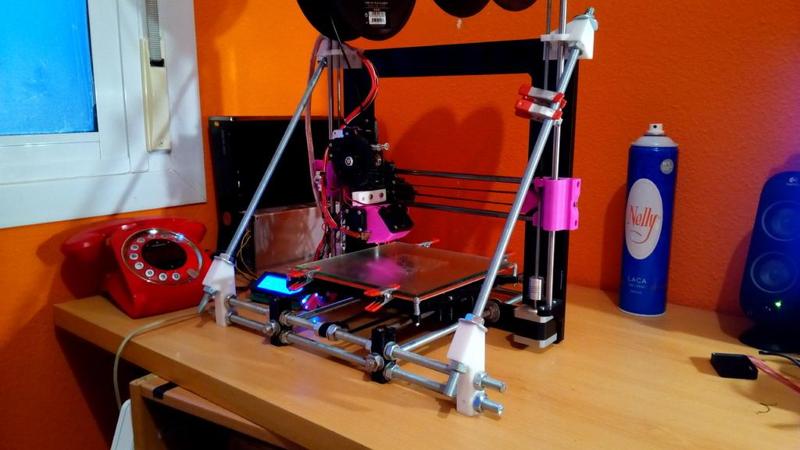 Axis Z-Y reinforcement prusa i3. Refuerzo eje Z-Y prusa i3