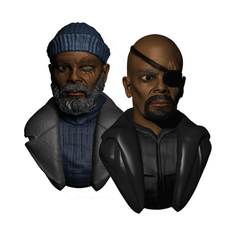 Nick Fury Busts