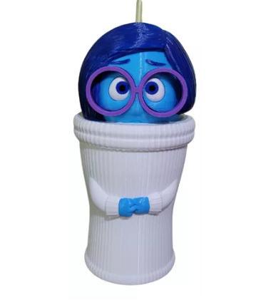 glass sadness of intensely