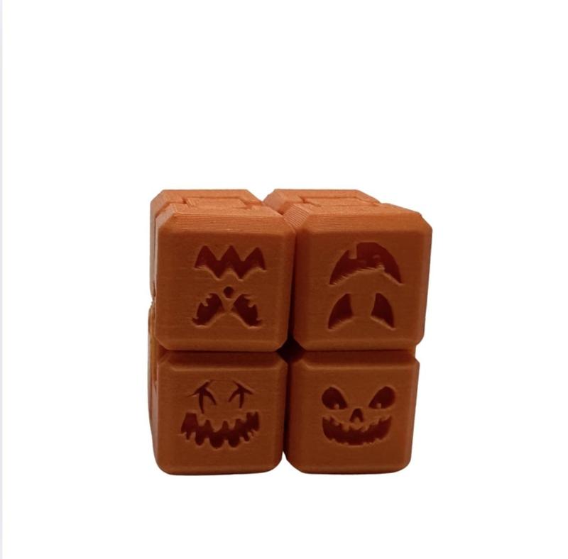 Pumpkin Infinity Cube fidget
