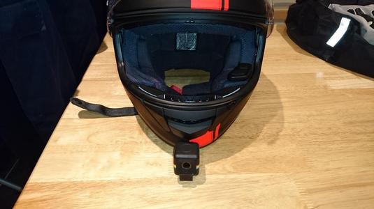 The "Jimmy Hill" Polaroid cube helmet chin mount 