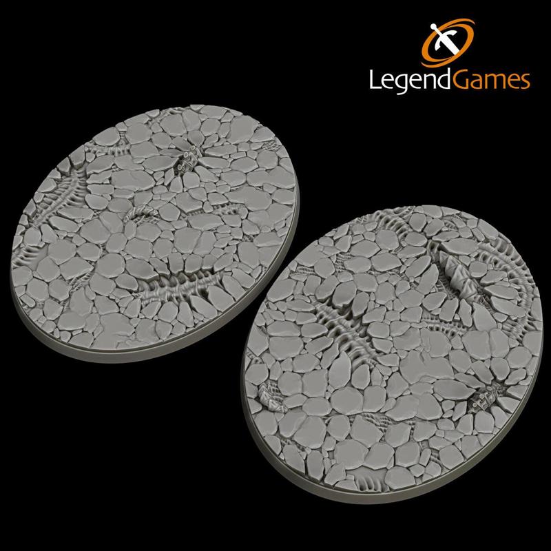 120x92mm Oval Tyranid bases x2 - LegendGames