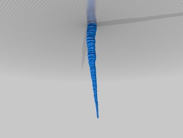 Real rippled Icicle 111212.513