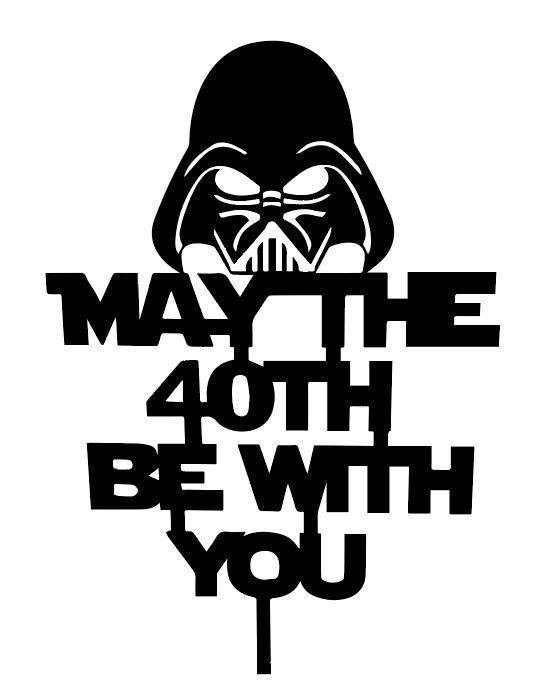 STAR WARS VADER CAKE TOPPER