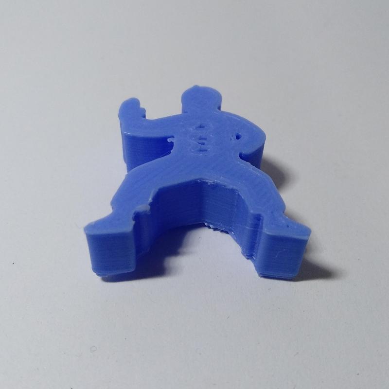 Kung Fu Meeple Silhouette – 3D Printable Game Token